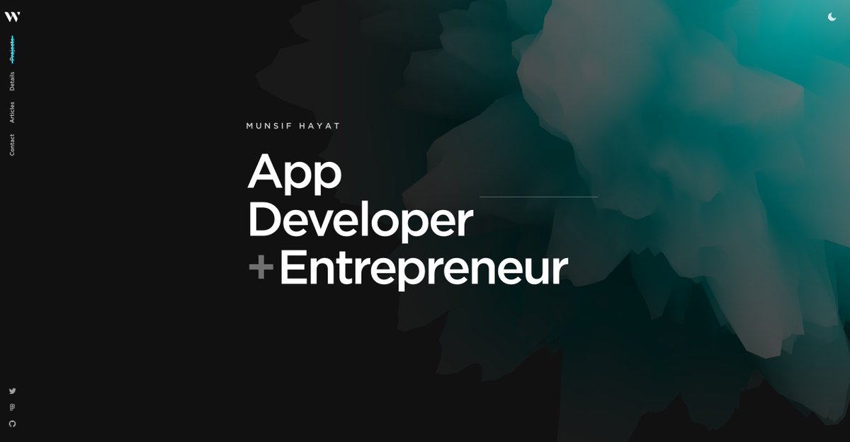 memunsif's tweet image. Found a really good Portfolio Repo. 

Built with Next.js, Three.js, and Framer Motion. 

Let&apos;s do it.

#Nextjs #FramerMotion #threejs #development #coding