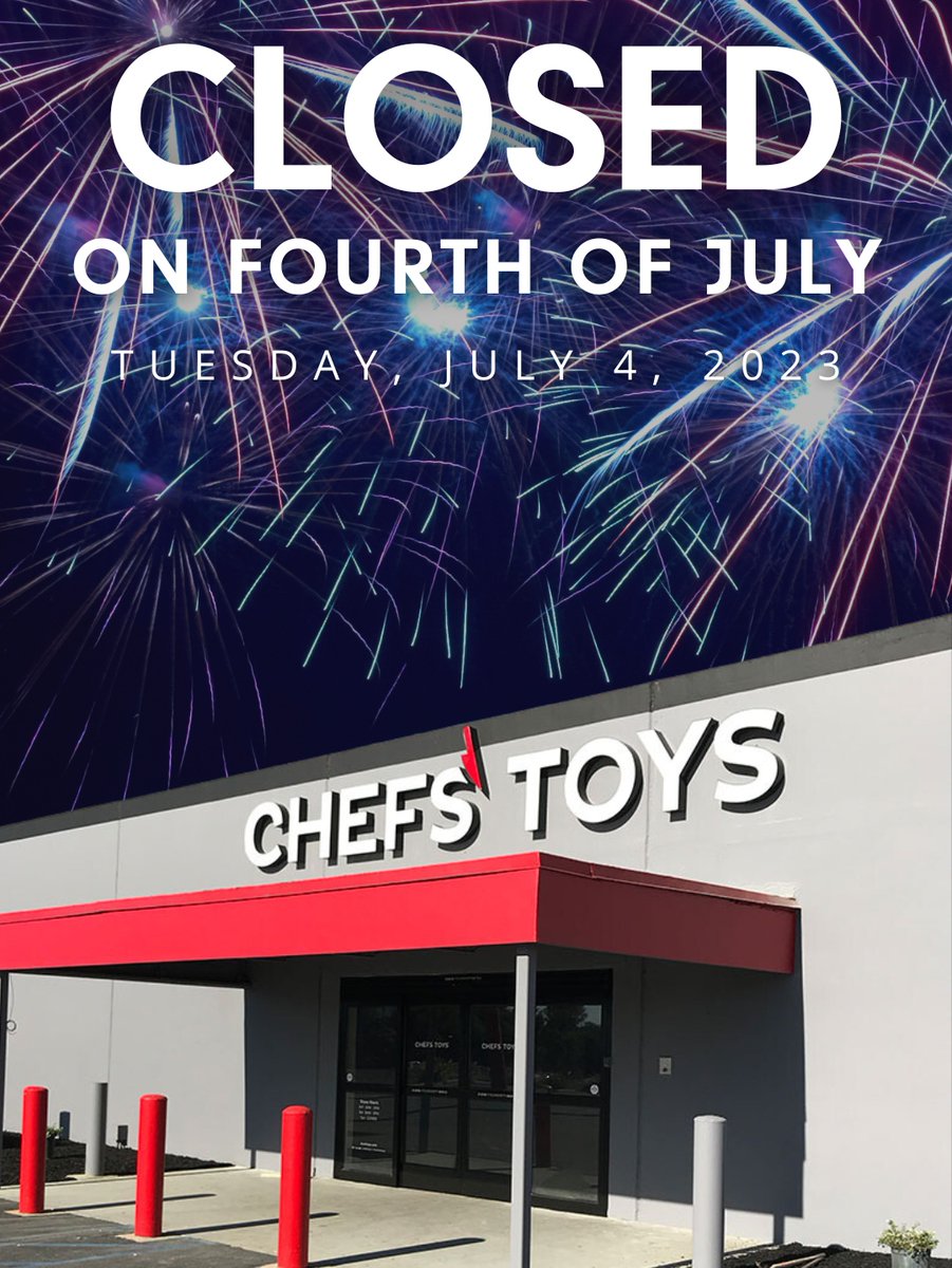 Happy 4th of July! 🎆 Our team will be taking the day off to enjoy the festivities and fireworks.  We will resume regular hours tomorrow, Wednesday, July 5th. Have a safe and enjoyable holiday!

#4thofjuly #storehours #independenceday