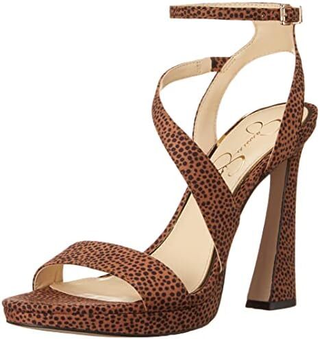 Jessica Simpson Womens Friso 2 Rhinestone Ankle Strap... bit.ly/44bKzJS