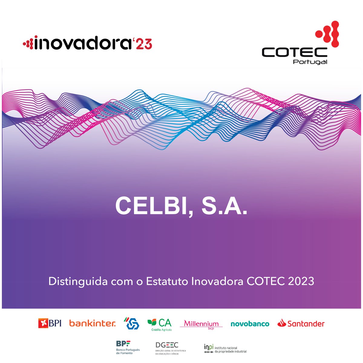 A Biotek, a Caima e a Celbi, empresas do Grupo Altri, foram distinguidas com o Estatuto Inovadora COTEC de 2023. É um orgulho ver as suas 3 unidades de produção nacional receberem novamente o reconhecimento pela qualidade do trabalho desenvolvido para um crescimento sustentável.