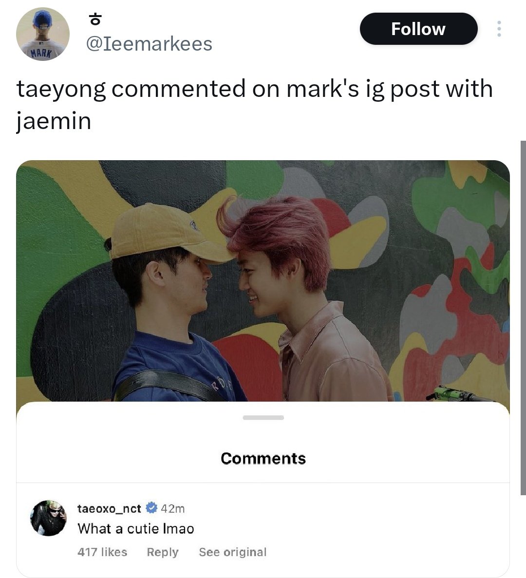 musetaeyong's tweet photo. Taeyong out here engaging with literally everyone, on top of everything else he's doing HOW DOES HE FIND THE TIME?! https://t.co/VJH9Mq4kVr
