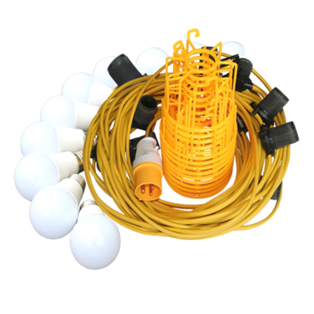 sparksdirect's tweet image. 22m 110V Yellow Festoon LED Light Kit c/w 10x 10W 700lm LED Lamps and Protective Guards

Ideal for #sitelighting #worklighting #outdoorlighting #festoon #yellow #light 

sparksdirect.co.uk/22m-110v-yello…