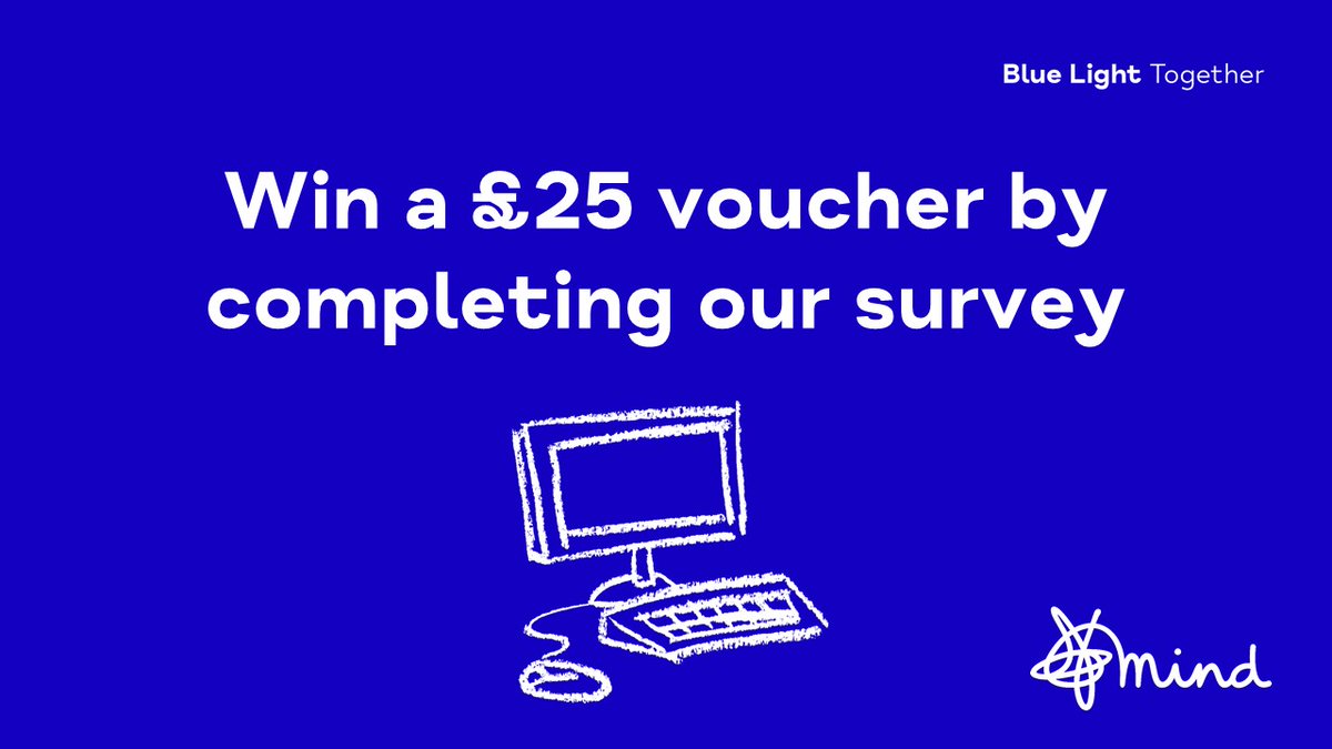 🚨 If you’re an employee, volunteer or retiree in the emergency services, we'd like to hear about:

🔵 your experiences and perceptions of mental health

🔵 the support available to you

🔵 how things have changed in the last year.

👉 bit.ly/3NDInnI