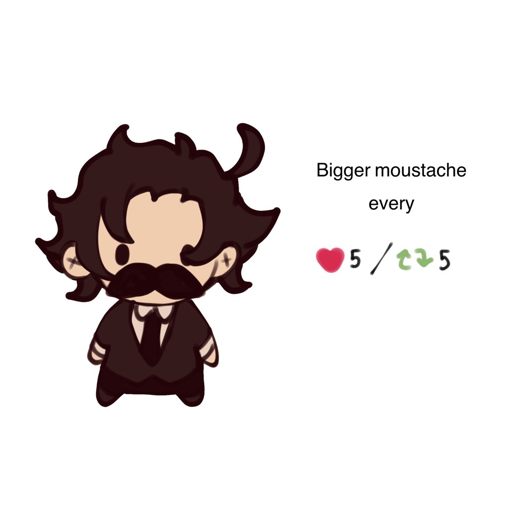 ywra_a's tweet photo. Let see how big the moustache can become-
#mumbojumbo #mumbojumbofanart https://t.co/iUCJWFEMcU
