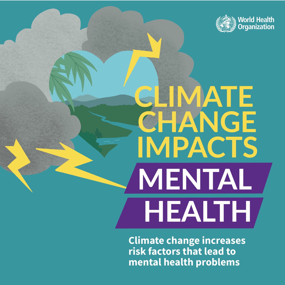 World Health Organization (WHO) (@who) on Twitter photo <a href="/WHO_Europe/">WHO/Europe</a> <a href="/pahowho/">PAHO/WHO</a> <a href="/WHOWPRO/">World Health Organization (WHO) Western Pacific</a> <a href="/WHOEMRO/">WHO Regional Office for the Eastern Mediterranean</a> <a href="/WHOSEARO/">World Health Organization South-East Asia</a> <a href="/WHOAFRO/">WHO African Region</a> WHO is urging countries to include #MentalHealth support in their response to the #ClimateCrisis.
More info 👉bit.ly/3xeAHkF <a href="/WHO_Europe/">WHO/Europe</a> <a href="/pahowho/">PAHO/WHO</a> <a href="/WHOWPRO/">World Health Organization (WHO) Western Pacific</a> <a href="/WHOEMRO/">WHO Regional Office for the Eastern Mediterranean</a> <a href="/WHOSEARO/">World Health Organization South-East Asia</a> <a href="/WHOAFRO/">WHO African Region</a> WHO is urging countries to include #MentalHealth support in their response to the #ClimateCrisis.
More info 👉bit.ly/3xeAHkF