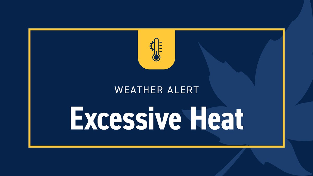 ☀️PUBLIC SERVICE ANNOUNCEMENT: Environment Canada has issued a High Heat Alert in #LincolnON and #Niagara from July 4-6.

Find out how to keep cool and stay healthy: lincoln.ca/council-and-ad…