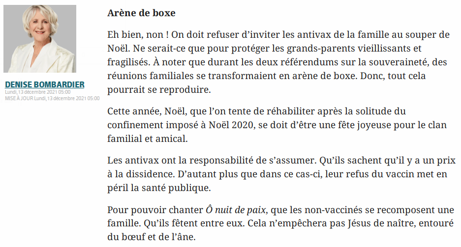 GoyerMel's tweet photo. .
Denise Bombardier est morte.
Pis c'pas moi qui va la pleurer.
J'espère juste qu'en-haut, cette femme pleine de haine aura un aperçu du mal qu'elle a fait ici-bas.
https://t.co/Pu7jlq1Kiv
. https://t.co/HL5cz0coae