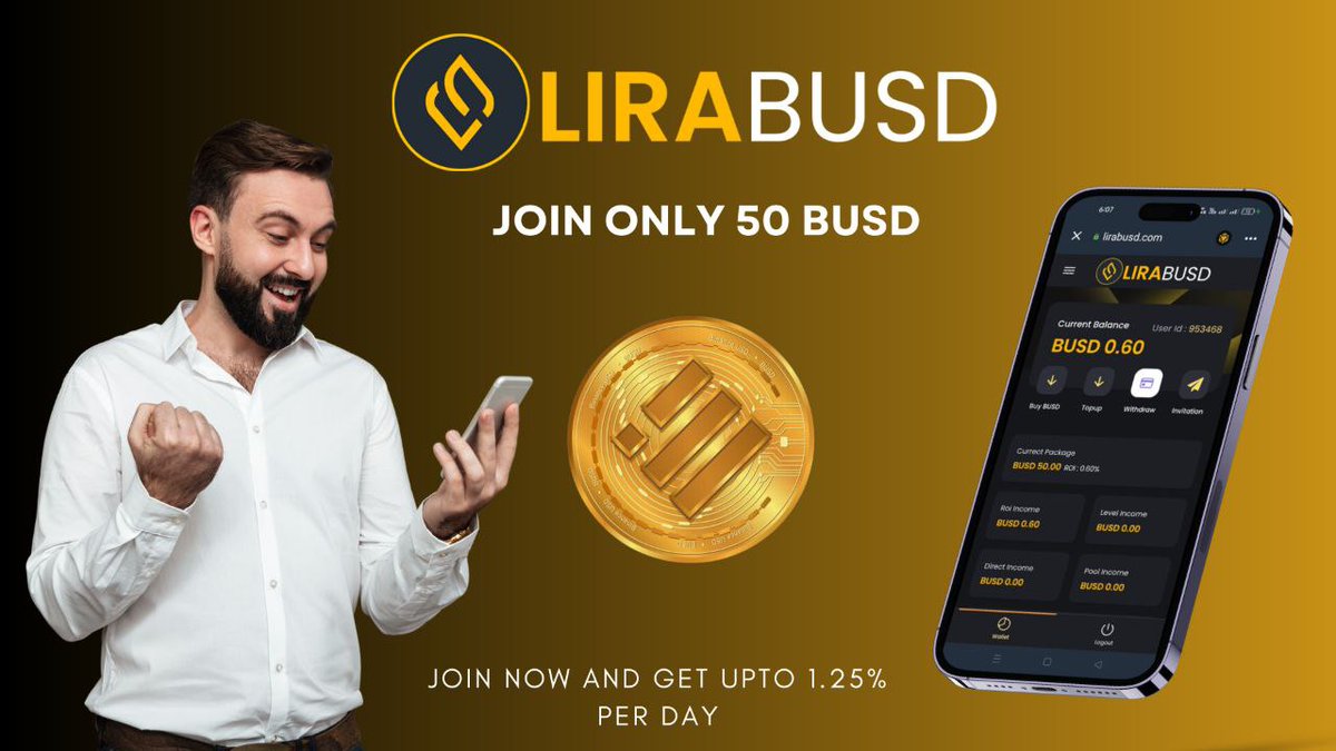 Lira_busd's tweet photo. #cryptocurrencies #BUSD #smartcontract #decentralized #TrustWallet #MetaMask #Metaverse #Bitcoin📷📷📷#dailyincome #lifestyle #luxurylifestyle #DecentralizedFinance #EarnMoneyOnline #nonworking #dailyincome #PassiveIncome #lira #changeyourlife #workfromhome https://t.co/yvjMTS99WO