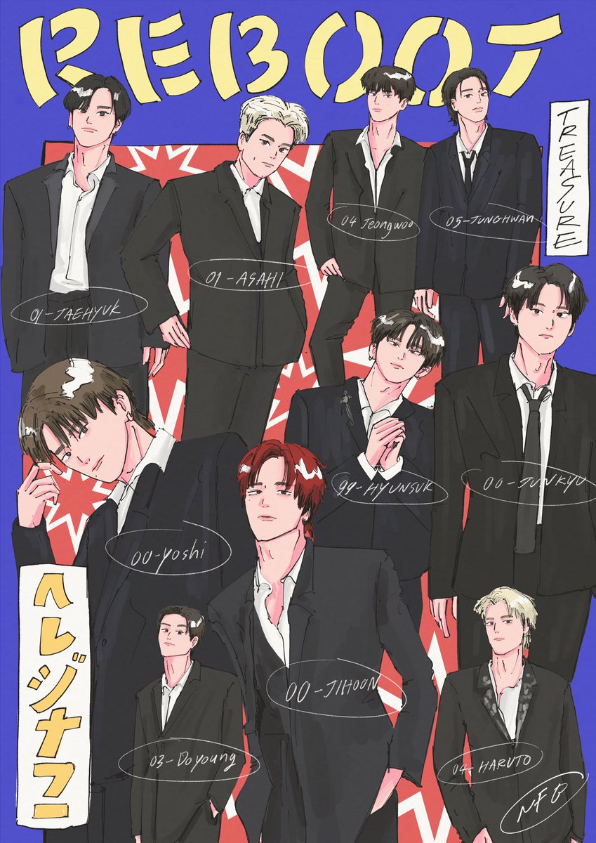 ASAHATOH's tweet photo. REBOOT..🙌🏻

#TREASURE #트레저 
#TREASURE_REBOOT #TREASUREfanart 
@treasuremembers https://t.co/DVzVUbkgsz