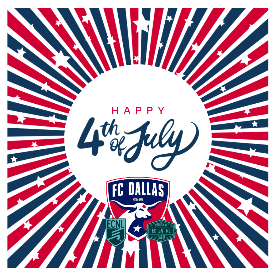 FCDGirlsECNL's tweet photo. Grateful for the sacrifices made, the heroes who fought, and the freedom we cherish. Happy 4th of July! 🙌🗽🇺🇸 #DTID https://t.co/gcFbvG7Whe