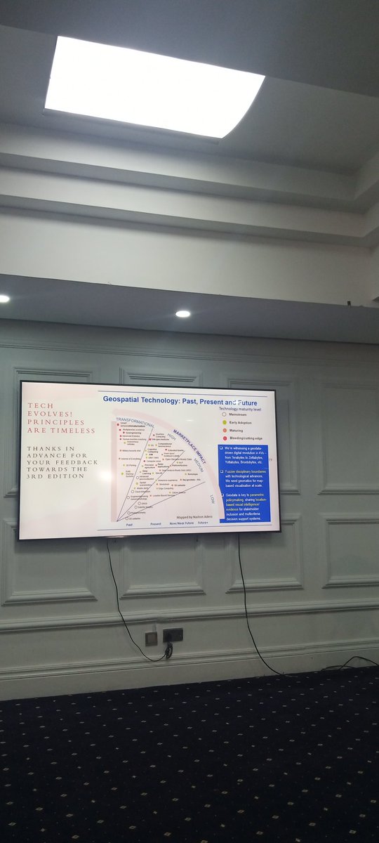 A slide on <a href="/hopadero/">Nashon J. Adero</a> presentation at #GeomaticsBookLaunch #Weston 
<a href="/hopadero/">Nashon J. Adero</a> <a href="/ImpactBorderle1/">Impact Borderless Digital</a> <a href="/mauachanya/">Florence Mwaita</a> <a href="/TaitaTavetaUni/">Taita Taveta University</a>