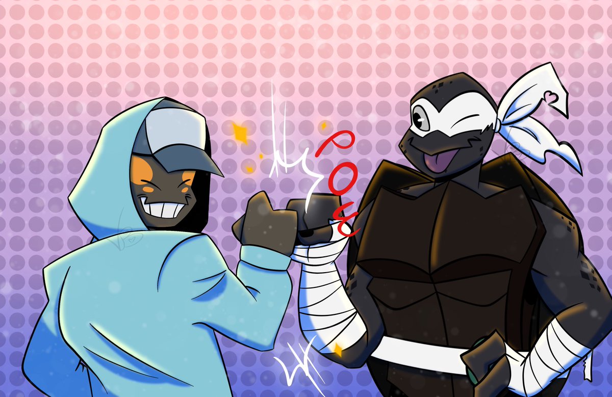 ValebotB's tweet photo. My attack for the Artfight, @cptmop_kira ‘Oc and my Oc Mahito
#rottmntmovie #fanart #valebot #procreate #digitaldrawing #digitalart #art #rottmnt #riseoftheteenagemutantninjaturtles #TMNT #RiseoftheTMNT #SaveRiseoftheTMNT #tmntfanart #rottmntfanart https://t.co/Z7U8aspaBU