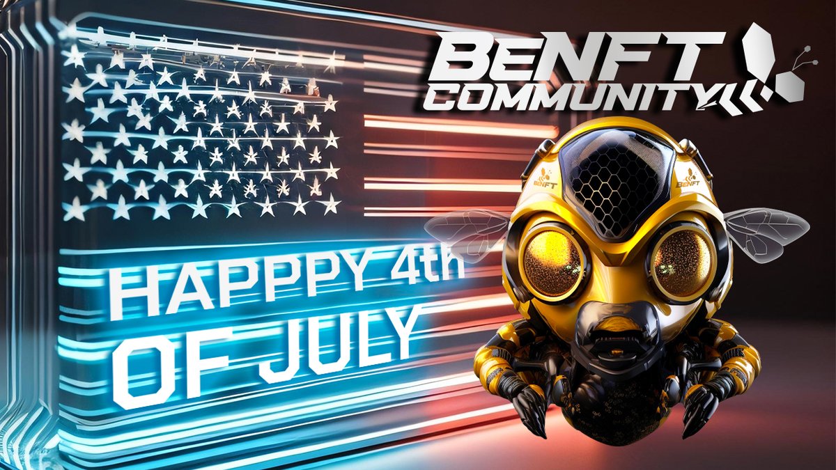 🇺🇸  Happy 4th of July  🇺🇸

🎉To all our USA bees, we wish you an amazing day with your friends &amp; family!
Let's celebrate it BeNFT style as well!

1 Heroes of the Hive (HOTH) NFT on the line!

Got something awesome going on today? Show and tell us!

👇Here's what to do👇

✅Follow