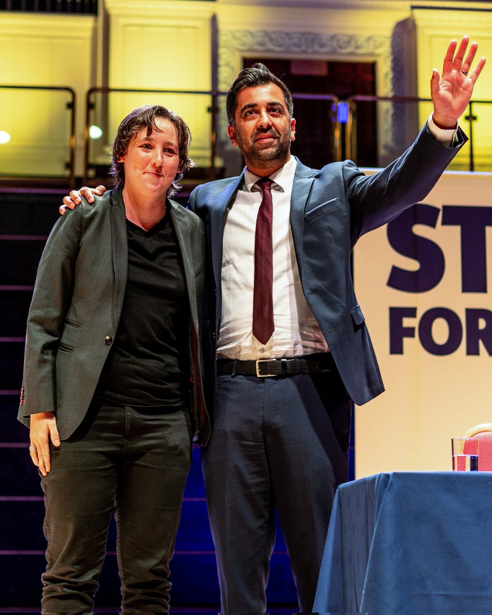 HumzaYousaf's tweet photo. A trailblazer, elected at 20, @MhairiBlack has inspired a generation

A passionate supporter of independence who is deeply committed to advancing social justice

Look forward to working closely with Mhairi who will undoubtedly continue to make an immense contribution to our cause https://t.co/nkpl6SwJHO