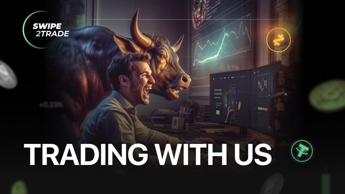 📊 Only 5% of people who are interested in trading go on to achieve success in the field. 

With Swipe2Trade, you can follow advice from experienced traders, learn from them and repeat any trades they make with one swipe! 

To learn more, head to swipe2trade.io