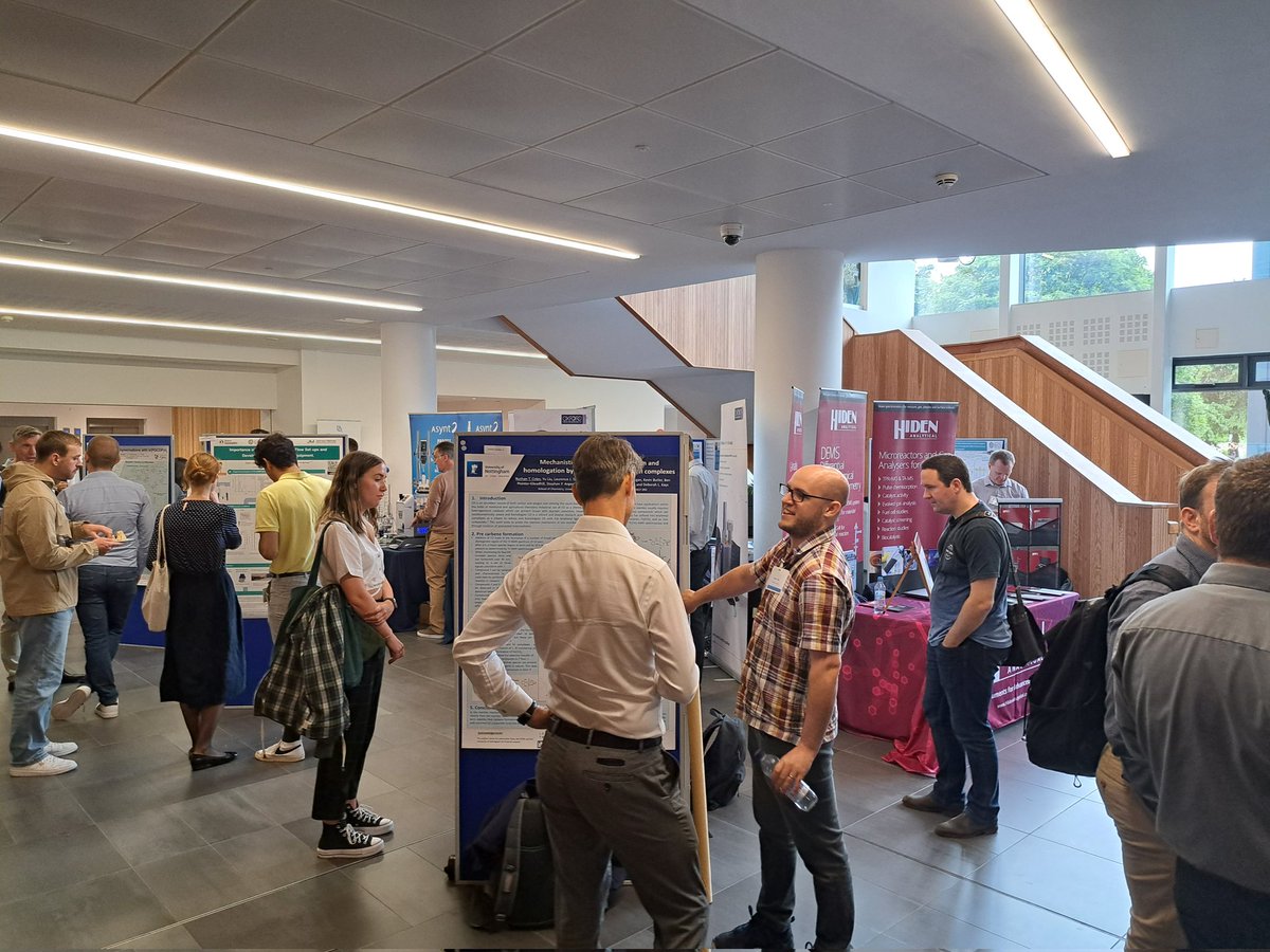 Today we are at the 5th Reaction Monitoring Symposium hosted by <a href="/DreamFacility/">DReaM Facility</a> at the <a href="/UniofBath/">University of Bath</a>,
Fascinating discussions.

@HintermairLab <a href="/UKCatalysisHub/">UKCatalysisHub</a> <a href="/growen100/">Gareth R. Owen</a> <a href="/USWResearch/">USWResearch</a> <a href="/USW_Chem_PharmS/">USW_Chem&PharmSci</a>