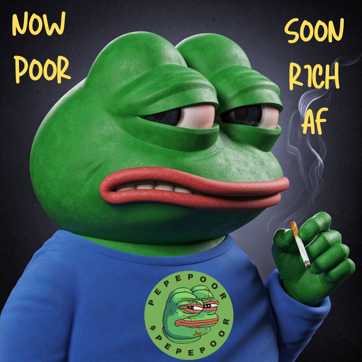 jestemrzabom's tweet photo. Now poor, soon rich AF.

https://t.co/ERbjYMgF16
https://t.co/Kgauiatn82

#pepecoin #pepepoor $pepepoor https://t.co/hSiWB0jJGr
