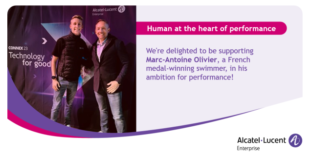 AstridKrupicka's tweet photo. @ALUEnterprise is delighted to announce its partnership with Marc-Antoine Olivier, a French medal-winning swimmer, supporting his drive for success! #WhereEverythingConnects https://t.co/S1Ad2YwWK1 https://t.co/PRp1rlhvaU