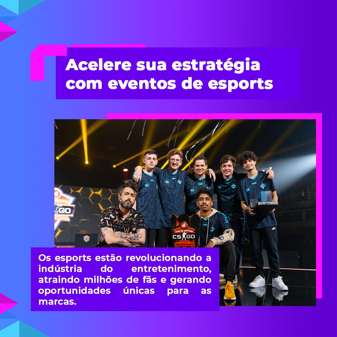GomacCompany's tweet photo. Ao investir na produção de eventos e campeonatos de esports, sua marca estará na vanguarda de uma indústria em ascensão, conquistando a atenção de um público apaixonado e influente. 🙌😍 https://t.co/ESaLFqXktm