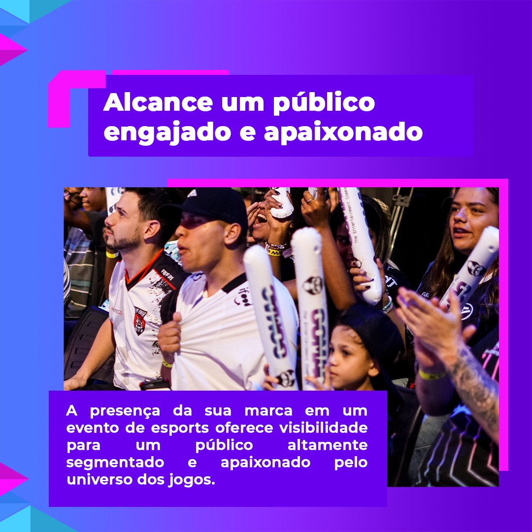 GomacCompany's tweet photo. Ao investir na produção de eventos e campeonatos de esports, sua marca estará na vanguarda de uma indústria em ascensão, conquistando a atenção de um público apaixonado e influente. 🙌😍 https://t.co/ESaLFqXktm