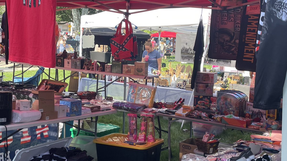mremrich1's tweet photo. Hear me out…

If you’re selling Confederate paraphernalia at a July 4th parade…

Maybe…just maybe…

 You don’t understand the holiday… https://t.co/ZqcAs4e8jQ