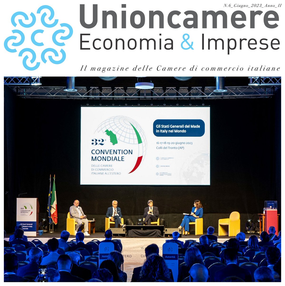 ✅ È disponibile il nuovo numero del magazine  “Unioncamere Economia & Imprese”.
🎉Da non perdere l'articolo dedicato ai festeggiamenti per i primi 200 anni della Camera di commercio di Foggia
👉 Scopri di più: fg.camcom.it/node/708
#Unioncamere #unioncamereeconomiaimprese