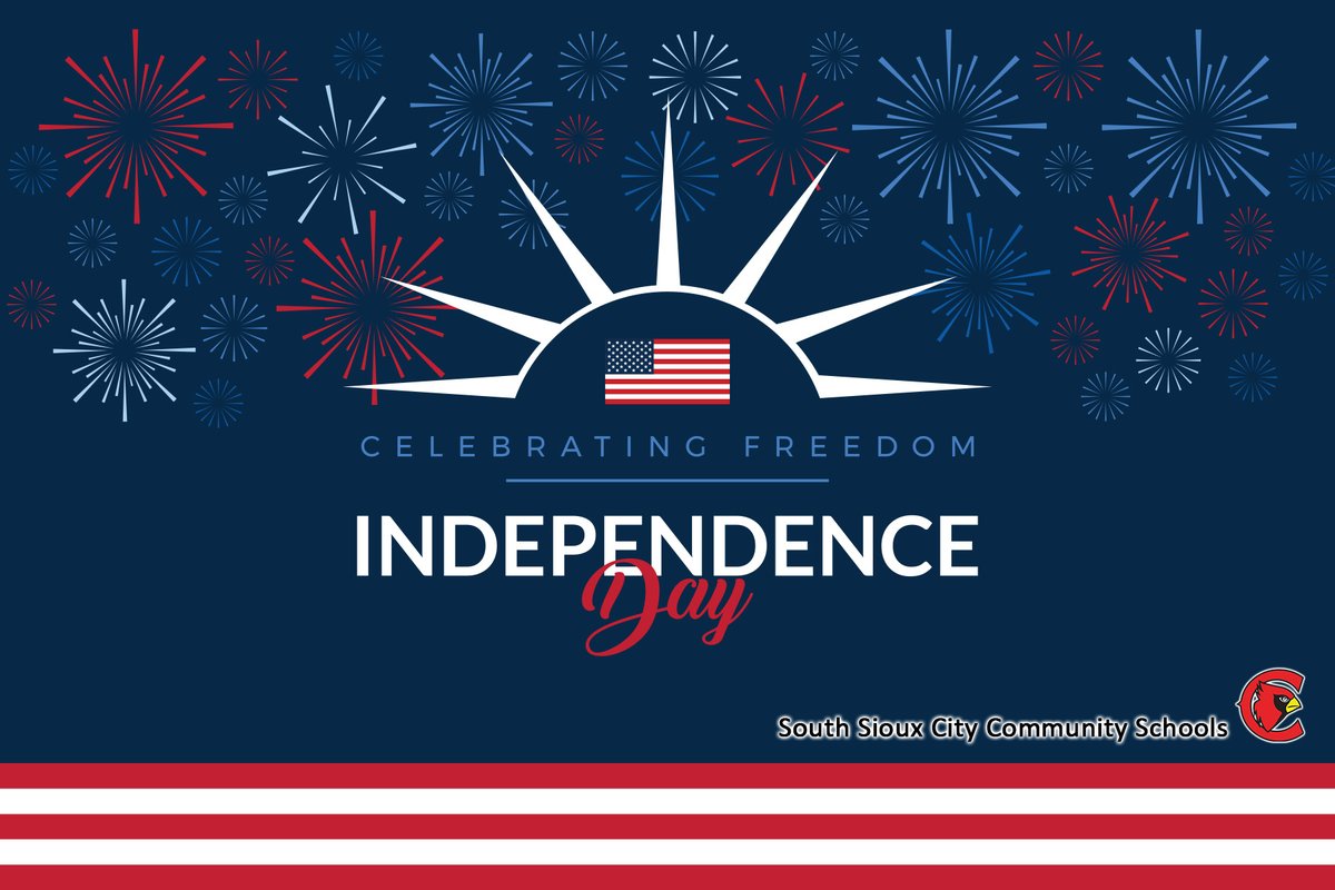 SSCcardinalNews's tweet photo. Happy &amp; Safe 4th of July to our Cardinal Community and beyond!  #WeAreSSC #CardPride #sscCARDS #GoCards https://t.co/yvsQEvFHB2