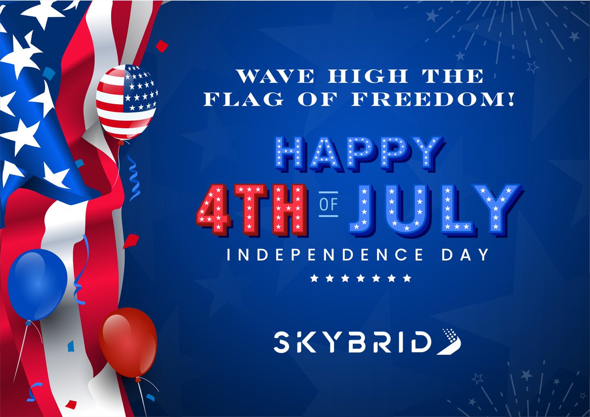 Skybrid_Digital's tweet photo. @Skybrid_Digital wishes everyone a memorable and joyful Independence Day celebration! https://t.co/7a4KJZz9m0