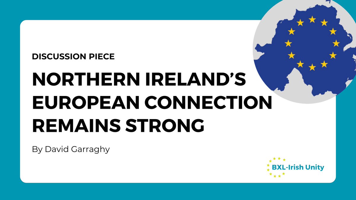 BXL-Irish Unity (@bxlirishunity) on Twitter photo NEW blog post by <a href="/EuroCelt/">David Garrahy</a> ✍️
David notes that "there is still a close attachment to Europe in Northern Ireland, despite Brexit" and that the findings from the EU poll show a great desire for NI representation in the European Parliament.
Read here: shorturl.at/vyKP3 NEW blog post by <a href="/EuroCelt/">David Garrahy</a> ✍️
David notes that "there is still a close attachment to Europe in Northern Ireland, despite Brexit" and that the findings from the EU poll show a great desire for NI representation in the European Parliament.
Read here: shorturl.at/vyKP3