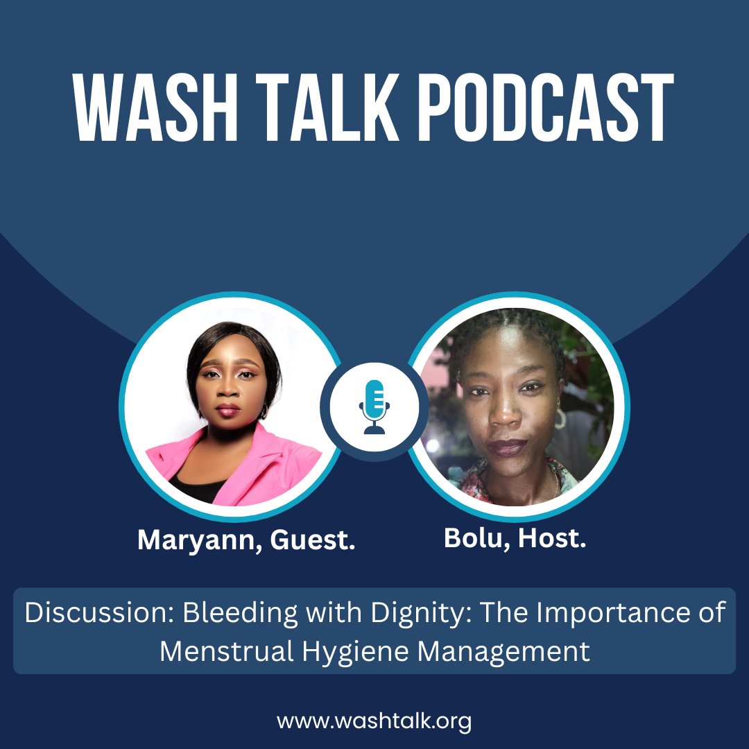Join us on the next WASH Talk podcast episode as we dive into a conversation on "Bleeding with Dignity" with our esteemed guest. Discover the importance of menstrual hygiene, break down barriers, and promote better practices.Don't miss out! Find out more! washtalk.org/index.php/2023…
