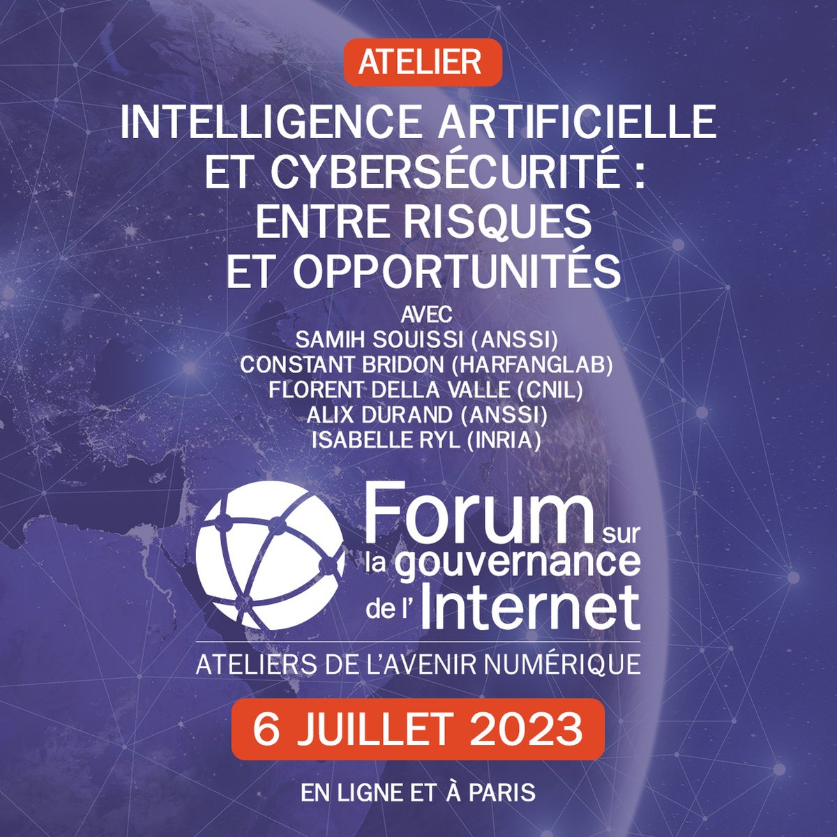 FGI France (@fgifrance) on Twitter photo 🗓️ Participez à l'atelier #IntelligenceArtificielle et #cybersécurité" avec <a href="/SamihSouissi/">Samih Souissi</a> et Alix Durand de <a href="/ANSSI_FR/">ANSSI</a>, <a href="/c0b_b0y/">Constant Bridon</a> <a href="/HarfangLab/">HarfangLab</a>, <a href="/flodellavalle/">Florent Della Valle</a> <a href="/cnil/">CNIL</a> et <a href="/Isabelle_Ryl/">Isabelle Ryl</a> <a href="/Inria/">Inria</a>
➡ RDV jeudi 6 juillet à 13h45 lors du #FGIFrance 2023 my.weezevent.com/fgi-france-2023 🗓️ Participez à l'atelier #IntelligenceArtificielle et #cybersécurité" avec <a href="/SamihSouissi/">Samih Souissi</a> et Alix Durand de <a href="/ANSSI_FR/">ANSSI</a>, <a href="/c0b_b0y/">Constant Bridon</a> <a href="/HarfangLab/">HarfangLab</a>, <a href="/flodellavalle/">Florent Della Valle</a> <a href="/cnil/">CNIL</a> et <a href="/Isabelle_Ryl/">Isabelle Ryl</a> <a href="/Inria/">Inria</a>
➡ RDV jeudi 6 juillet à 13h45 lors du #FGIFrance 2023 my.weezevent.com/fgi-france-2023