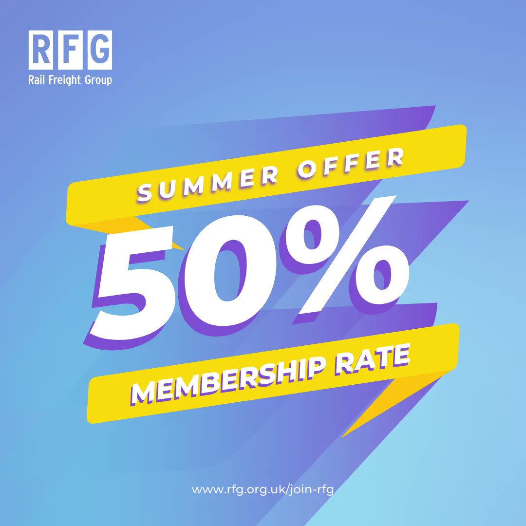 RailFreightUK's tweet photo. Join the RFG and save 50% on a corporate membership! Click to find out more about the benefits of becoming a member.
https://t.co/DIELzdfpkV 
#railfreight #railways #railbusiness #rail https://t.co/LpRe54DeCw