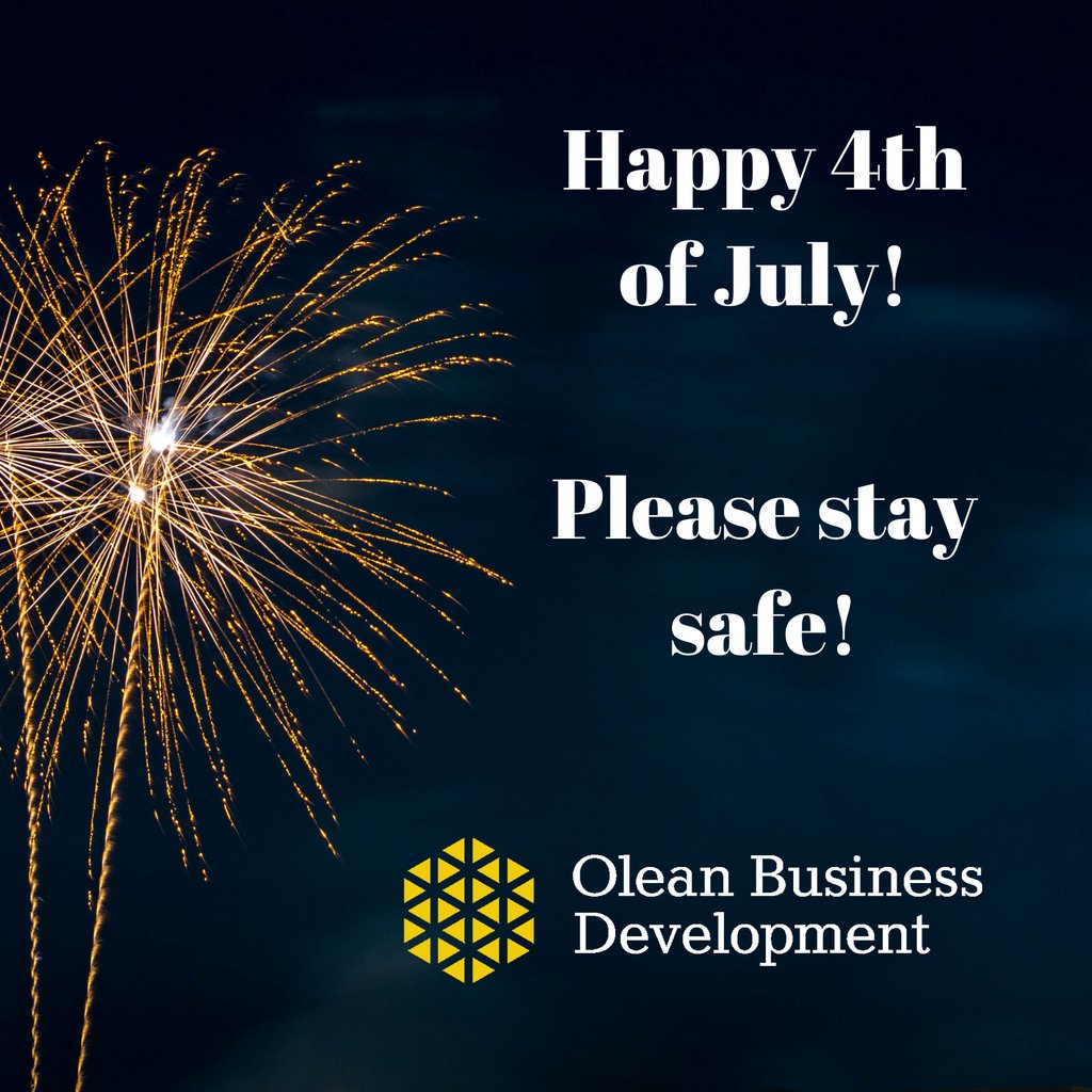 OleanBD's tweet photo. Happy 4th of July from Olean Business Development! https://t.co/GJpOnjmFAV