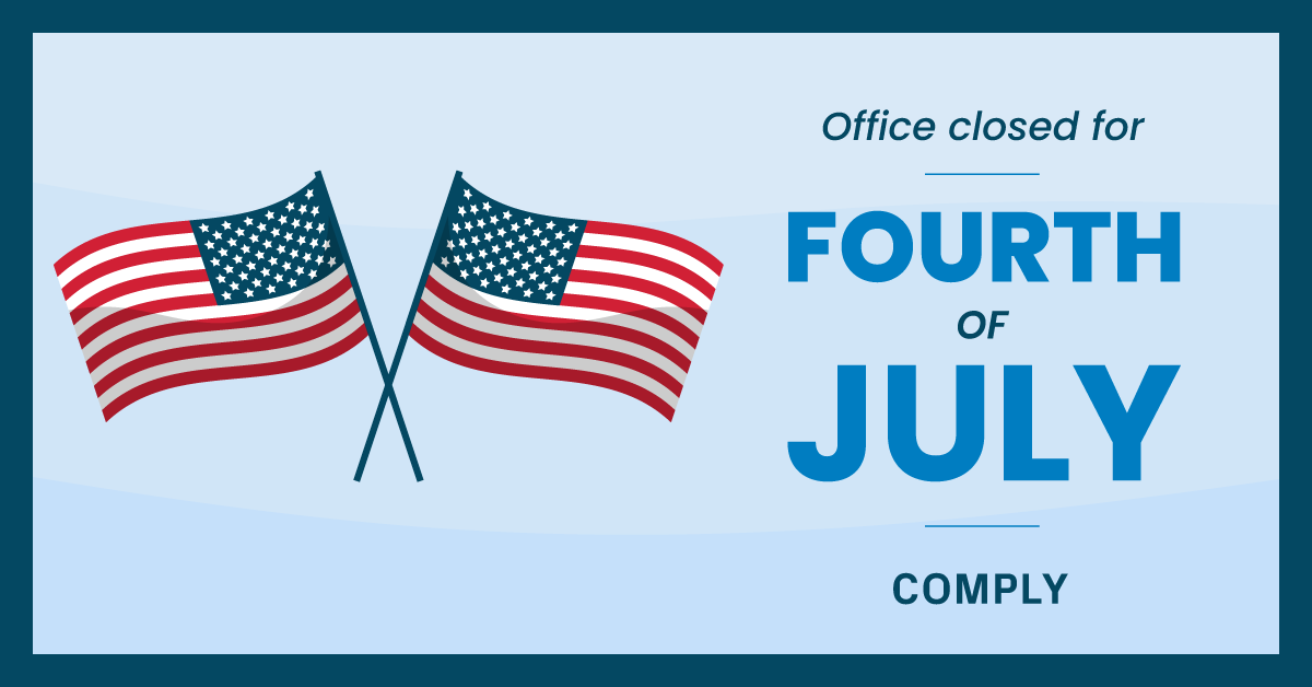 Our offices will be closed today in honor of the Fourth of July. 

We wish everyone celebrating a safe and happy holiday!