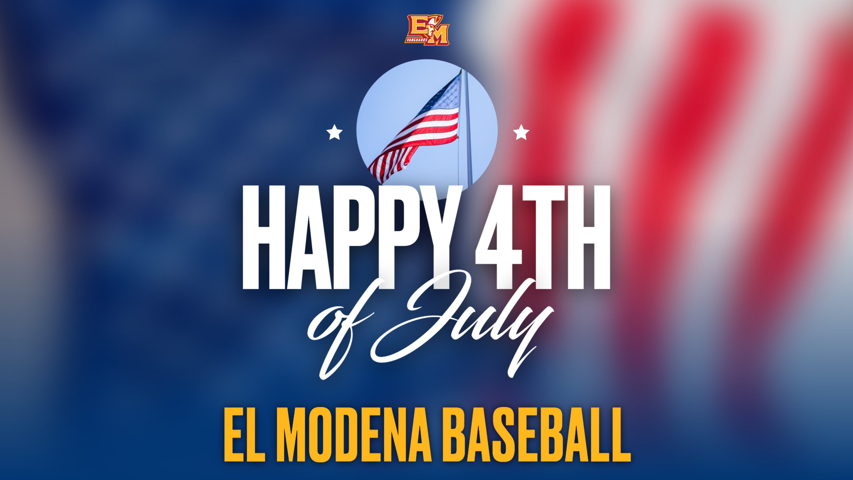 El Modena Baseball on X: HAPPY 4TH OF JULY FROM ELMO BASEBALL