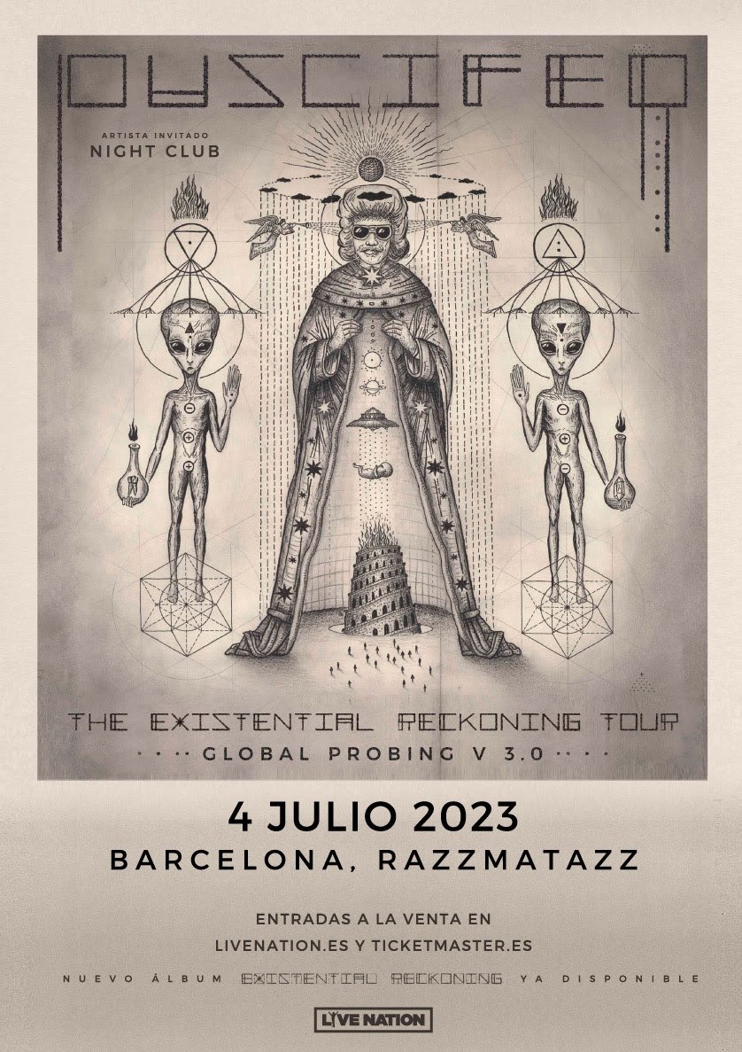 ToolPusciferAPC's tweet photo. Are you ready #Barcelona ! The @puscifer probing continues tonight at the @RazzmatazzClubs with special guests @nightclubband ! @mjkeenan @carinaround @GunnarOlsenDrum #GregEdwards #MatMitchell https://t.co/YE3dbtLGpN