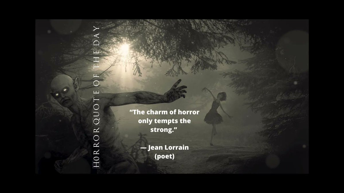 CaseyBurrin's tweet photo. Today's Horror Quote of the Day - How true that the veil of horror is lifted only for the bold, allowing a glimpse into an unnerving world of fear and fascination. #HorrorQuoteOfTheDay
#BoldAndHorrified #EmbraceTheHorror https://t.co/pJVbCCKP8Y