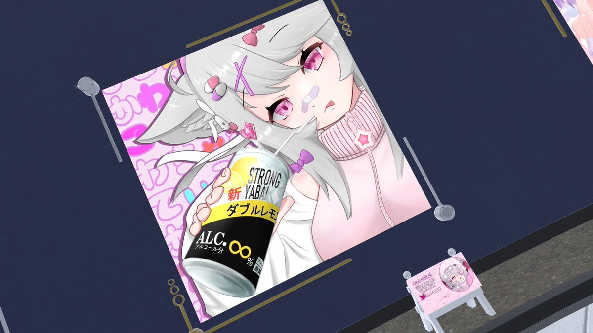 ZIN1978's tweet image. 呼ばれてログインしたけど、手違いがあって合流出来なかったのでPNGミュージアム4を見に行ってきた。
その後ホームに戻ったらアリスさん来てくれたのでちょこっとお話。

＃VRChat