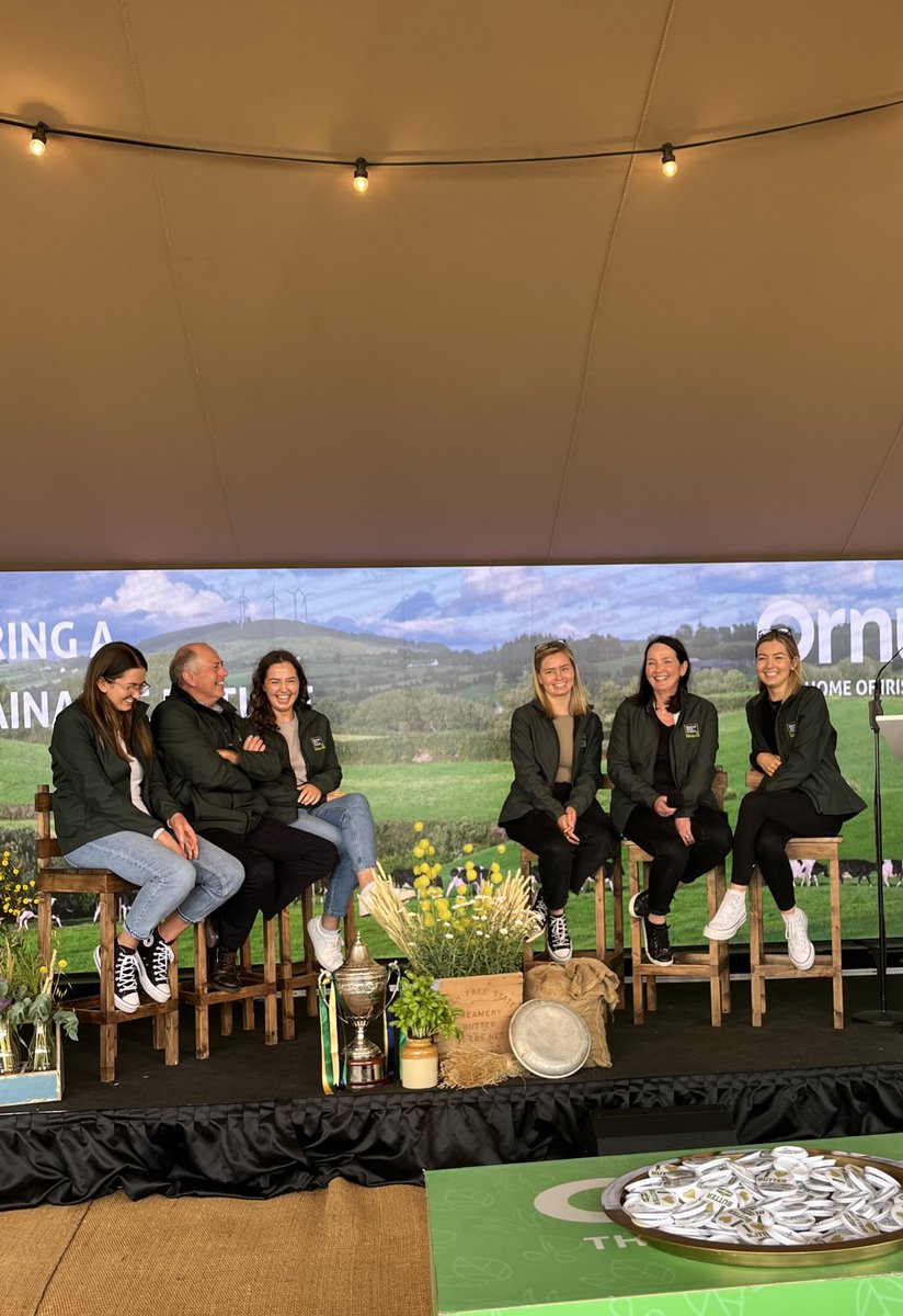 Thank you to the Connelly family for joining us at <a href="/teagasc/">Teagasc</a> #Moorepark23 and sharing your experience as Winners of 2022 Quality Milk Awards! 🏆👏 #CommittedFromTheGroundUp #IrishDairy