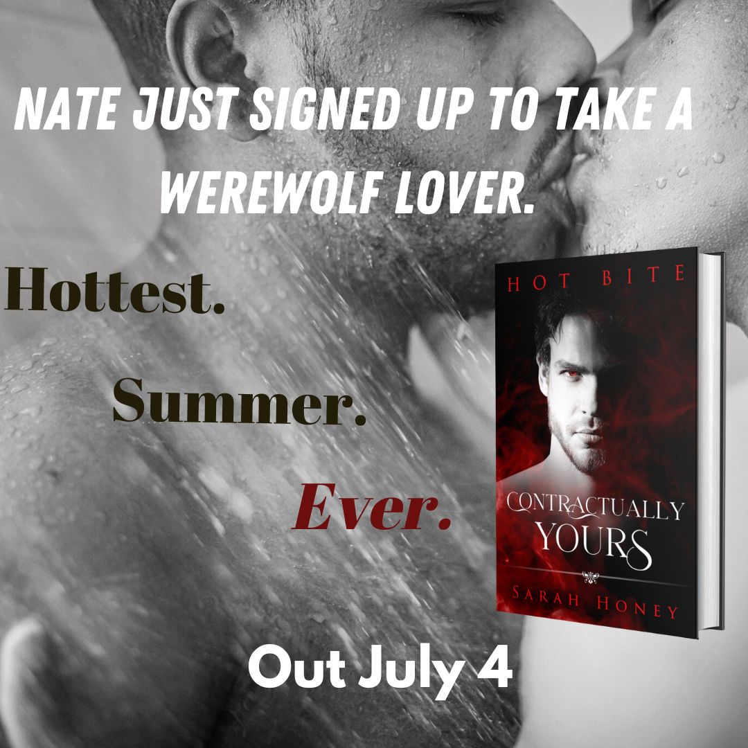 Take a bite of the new paranormal romance from Sarah Honey, CONTRACTUALLY YOURS, available now at your favorite ebook retailers!
→ Amazon: getbook.at/ContractuallyY…
→ Other Stores: books2read.com/ContractuallyY…
 #SarahHoney #WerewolfRomance #AgeGap #SilverFox #MMromance #ReadWithPride