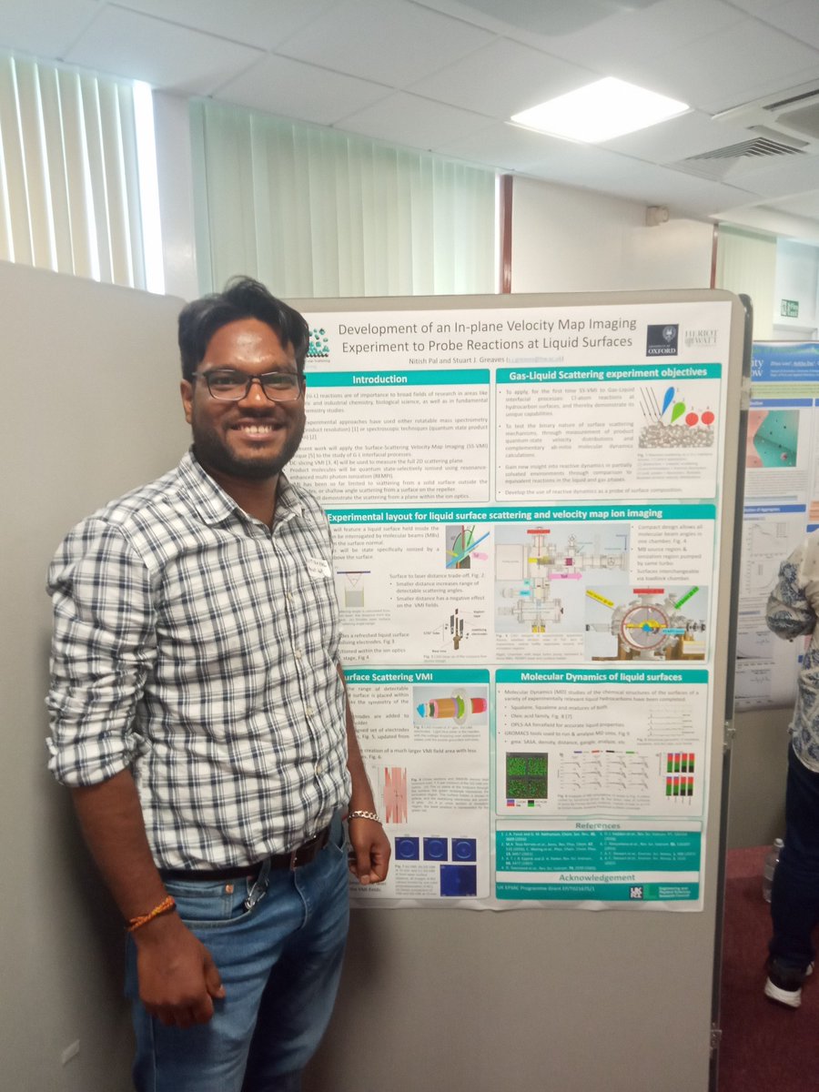 Paul and Nitish presented posters at ANUMOCP in York