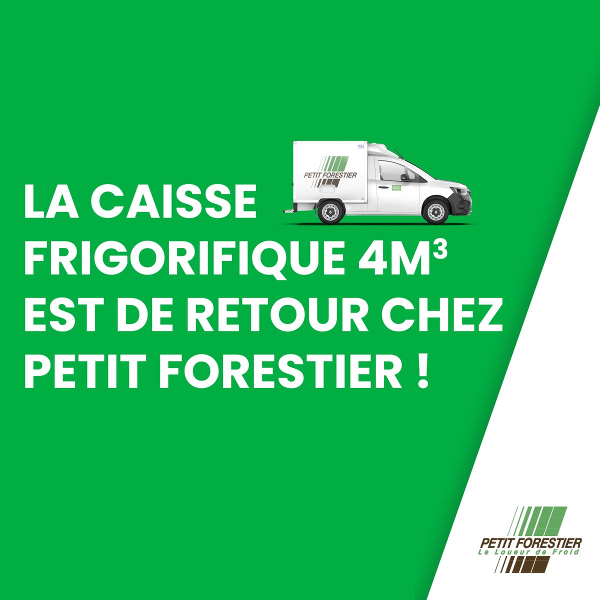 📢 Nouveauté ! Découvrez le tout nouveau Kangoo caisse frigorifique Petit Forestier, un utilitaire compact de 4m3, disponible en classes A &amp; C. Adapté aux besoins de froid positif ET négatif. ❄
Pour en savoir plus : bit.ly/43EBGrZ
#KangooFrigorifique #TransportRéfrigéré