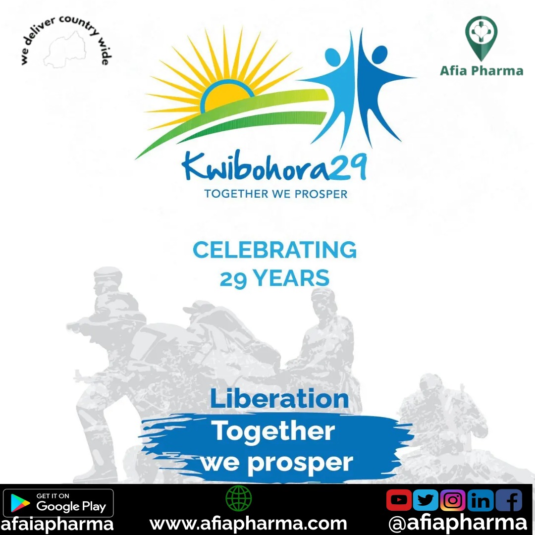 To the men and women who did all they could to give us a beautiful and peaceful home, your  sacrifices won't be in vain, tuzakomeza turwubake✊🏽
#liberationday #onlinepharmacy
