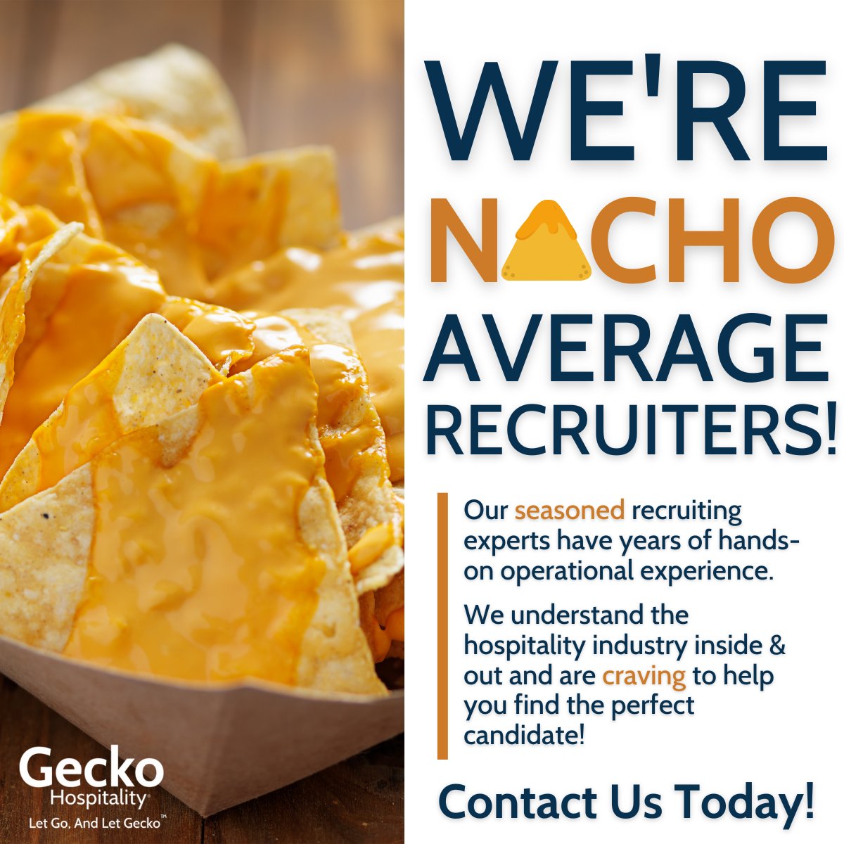 GeckoRecruit's tweet photo. Are you tired of sifting through mediocre resumes and settling for sub-par candidates? 🙅♀️🙅♂️ Let Gecko Hospitality be your hero - we're not your average nacho! 🦸♂️🌶️
#geckohospitality #hospitalityrecruiting #staffingstrategy #hiring #recruitingexperts
https://t.co/uDbrdsWmpY https://t.co/aOkXrEHH4D