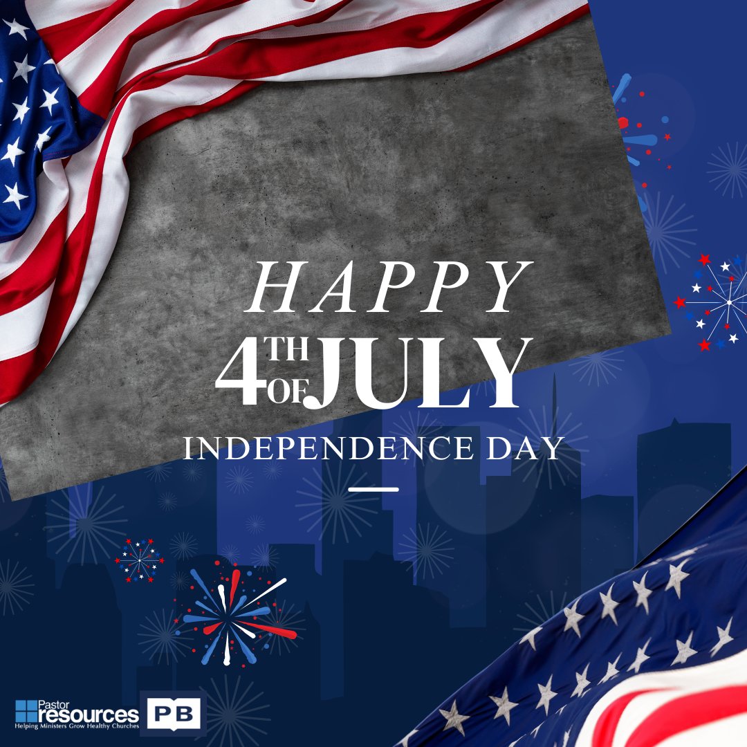 PastoResources's tweet photo. 🇺🇲 Have a safe and happy red, white and blue celebration!

#Happy4th #4thOfJuly #IndepencenceDay #Celebrate #PastorResources #PastorBox #MinistryResources #MinistryTools #PastoralSupport #MinistryDevelopment #SermonPreparation #PastoralCare https://t.co/RR1KvQM5Nc