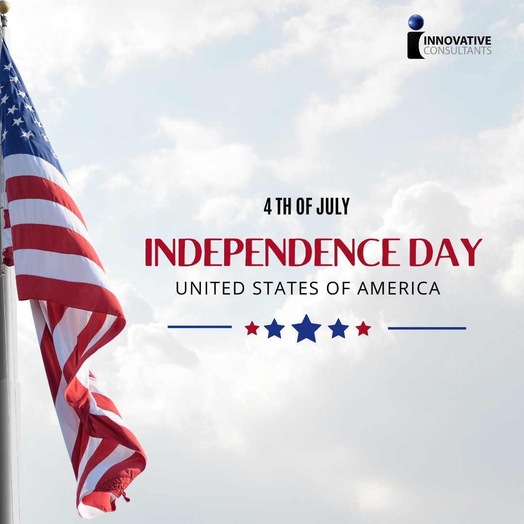 Today, we celebrate the birth of our nation and honor those who fought for freedom. Let's remember our founding principles of liberty, equality, and justice. Together, we can build a brighter future. Enjoy a safe and joyful Fourth of July! ❤️💙

#IndependenceDay #July4th #IC