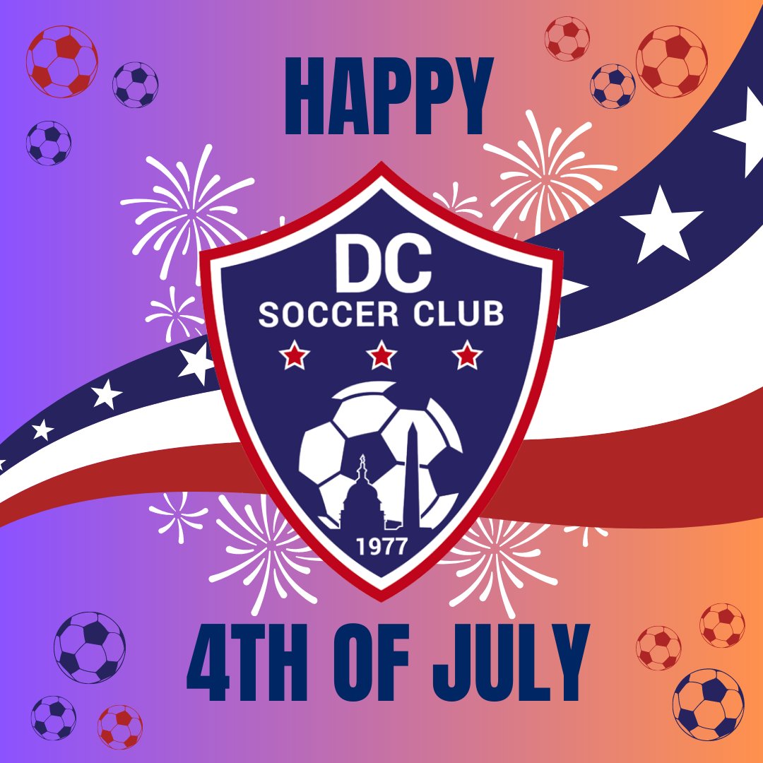 Happy Fourth of July from DC Soccer Club!