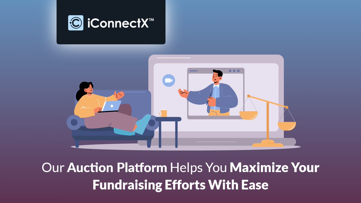 iConnectX's tweet photo. With iConnectX, you can easily and quickly raise funds for your nonprofit organization. Our auction platform helps you maximize your fundraising efforts with ease. Take control of your fundraising today with   iConnectX! https://t.co/vMLo3mP2TO   #OnlineAuctions #TextToGive https://t.co/o2BCkM2zV4