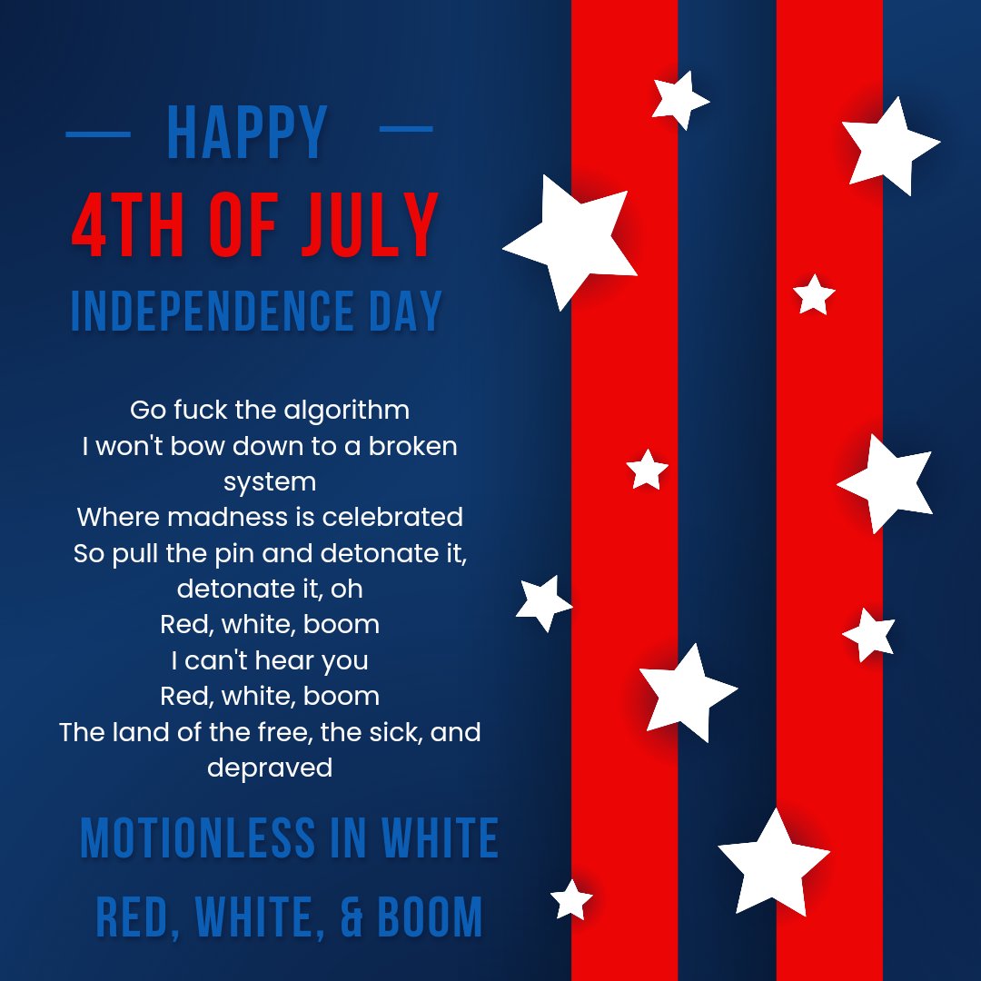 My anthem for the day #motionlessinwhite