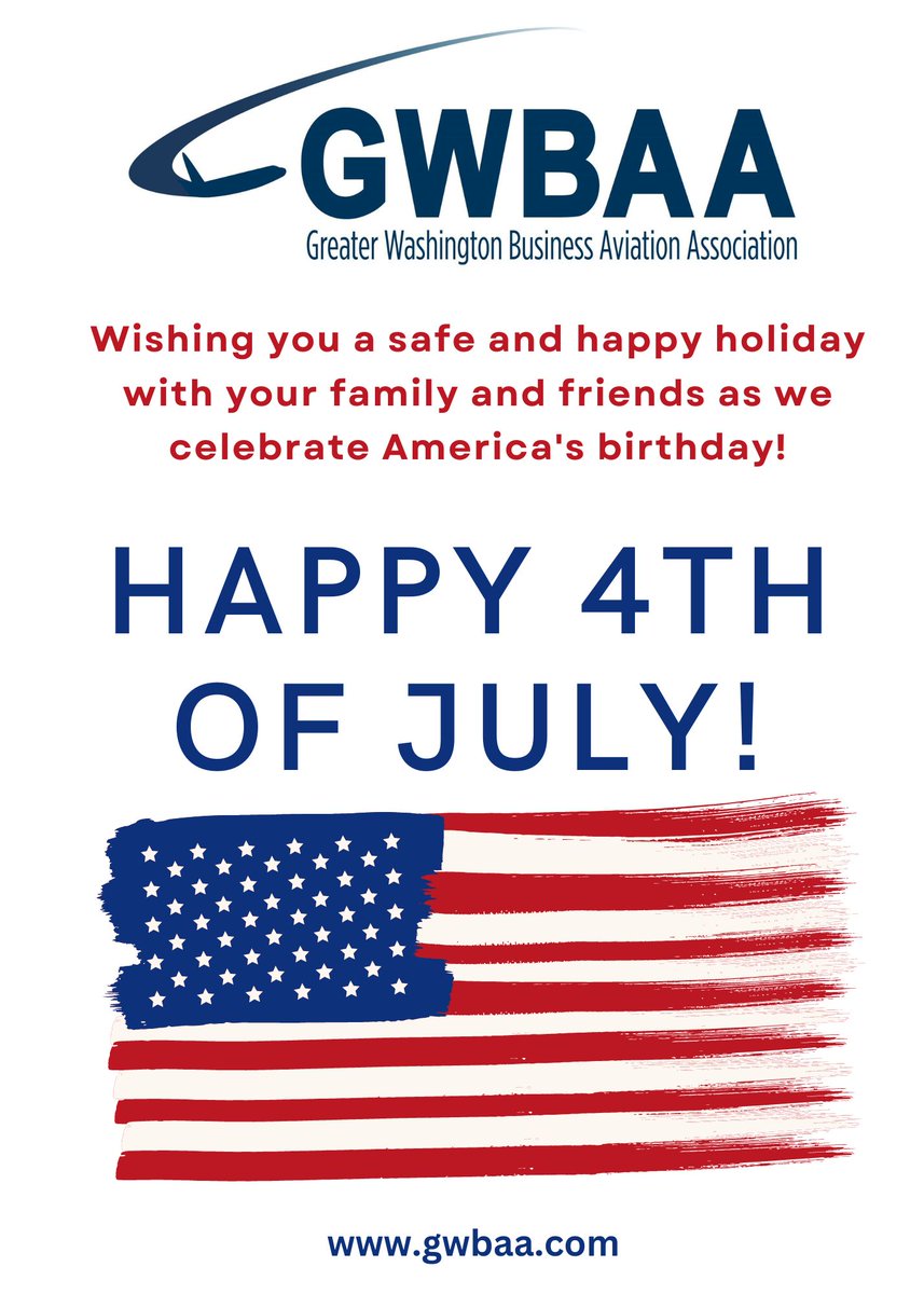 Happy Independence Day from GWBAA!